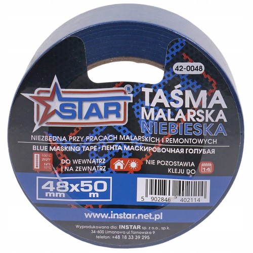 Tasma-malarska-niebieska-maskujaca-wytrzymala-48-mm-x-50-m-STAR-42-0048-Kolor-niebieski.jpeg